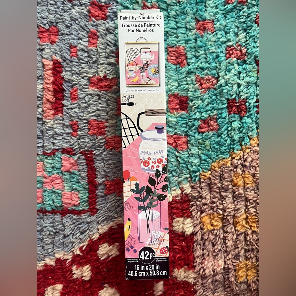 new in box paint by numbers kit